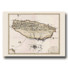 古地圖海報/福爾摩沙島和澎湖群島地圖