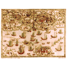 海報/ (19世紀)熱蘭遮城(安平古堡)與普羅文西亞城(赤崁樓)圖 (A3)