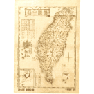 古地圖海報/ 1898年臺灣全圖.訂正五版 (A3)