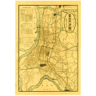 古地圖海報/ 1931年.臺北市街圖 (A3)