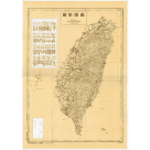 古地圖海報/ 1915年臺灣全圖.十二廳時期 (A3)