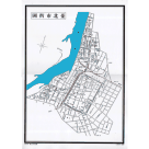 古地圖海報/ 1921年臺北市街圖 (A3)