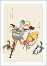 台灣一隅貓明信片：台中公共自行車ibike