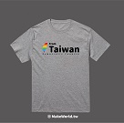 Make World 短T-from Taiwan (彩虹灰)