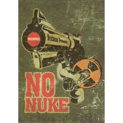 布貼紙--反核手槍