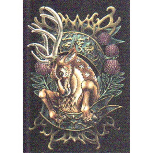 布貼紙--梅花鹿台灣魂