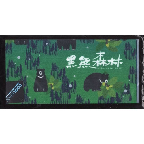 黑熊森林-COOLMAX吸濕快乾頭巾-熊愛青剛櫟