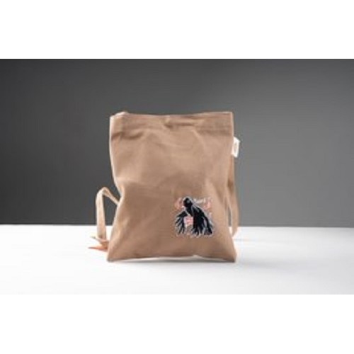 輕便帆布側背包/ MYTH神話‧神畫系列--火口地表褐.海皮斯