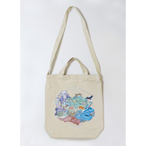 森森島躲貓貓 側背包