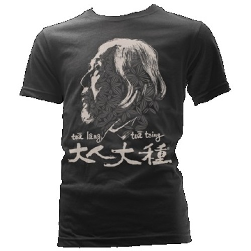 衝台語x革命家【大人大種x史明】T恤--深灰色