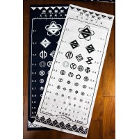 手拭/ 文化試視力表 (白)