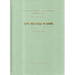 TOPIC AND FOCUS IN BUNUN (布農語的主題、主語與動詞)