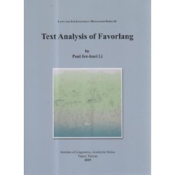 Text Analysis of Favorlang (法佛朗語文本分析)